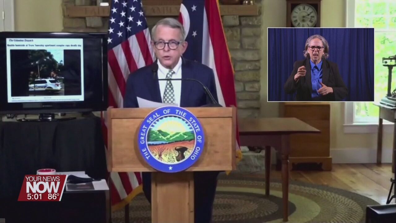 Gov. Mike DeWine urges state lawmakers to pass Strong Ohio bill